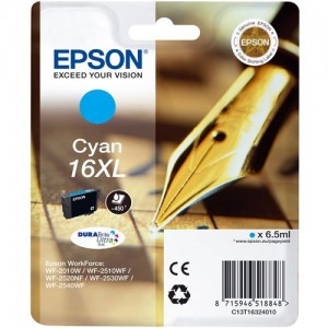 Epson cartuccia cyano T1632 C13T16324010 originale