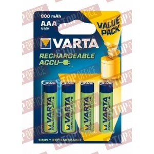 VARTA 56736 NICHEL-METALLO IDRURO 800MAH 1.2V  BATTERIA MINISTILO AAA VARTA RICARICABILE Cf 4 pz