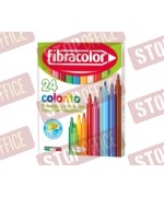 Fibracolor PENNARELLI COLORITO  PUNTA FINE Cf 24 Pz