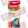 Fibracolor PASTELLI RAINBOW P. FINE CONF.DA 12 pz + Temperamatite