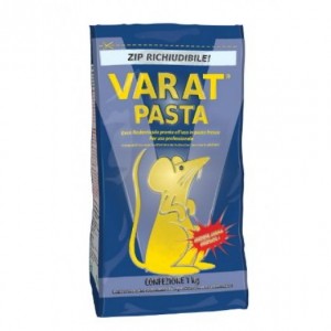 Copyr Varat Bustine  Pasta  Esca Rodenticida pronta all'uso per uso Professionale Cf 1 kg 1484