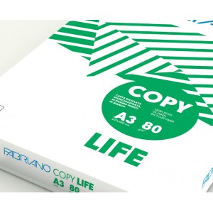 Fabriano Copy Life carta A4 80gr 210x297mm Risma 500 fg